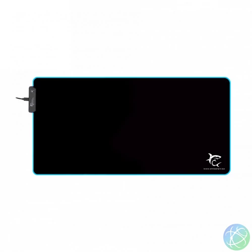 White Shark MP-1861 Luminos RGB Gaming XL Egérpad Black
