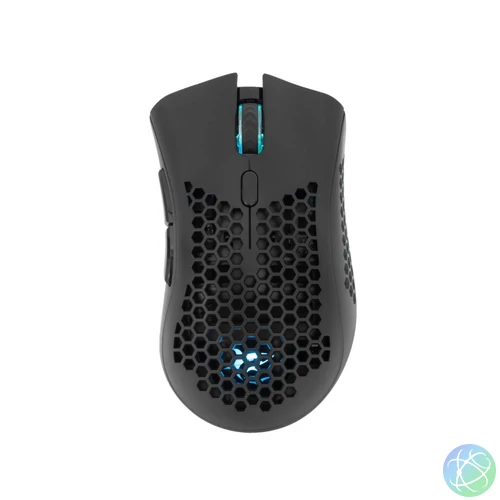 White Shark WGM-5012B Lionel Wireless Mouse Black egér
