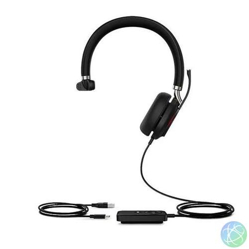 Yealink UH38 Mono UC USB-C USB-A Wireless Bluetooth Headset Black