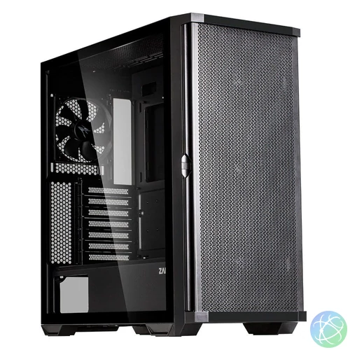 Zalman Z10 Tempered Glass Black gépház