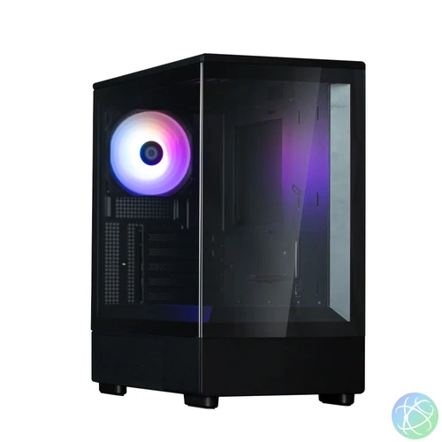 Zalman P10 Tempered Glass Black gépház