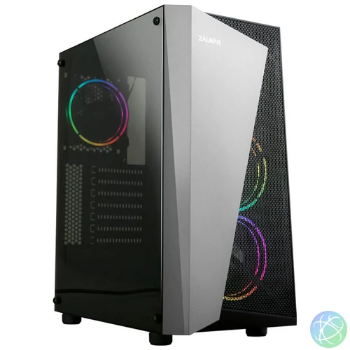 Zalman S4 Plus Window Black gépház