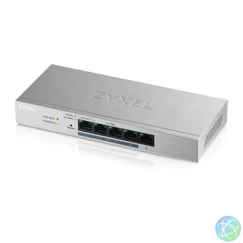 ZyXEL GS1200-5HPV2 5port Gigabit LAN (60W) PoE web menedzselhető asztali switch