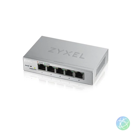 ZyXEL GS1200-5 5port Gigabit LAN web menedzselhető asztali switch