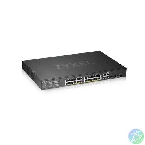 ZyXEL GS1920-24HPV2 28port GbE LAN L2 PoE menedzselhető switch
