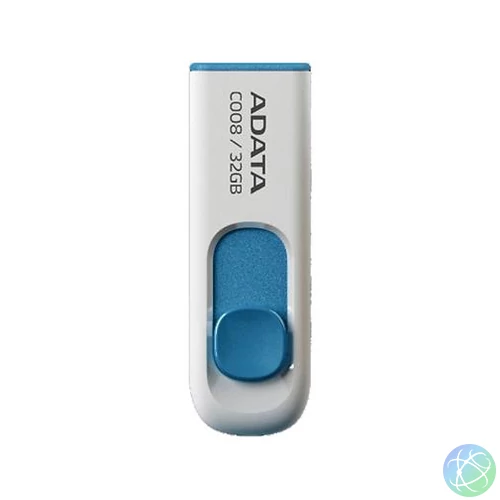 Pendrive, 32GB, USB 2.0, ADATA "C008", fehér