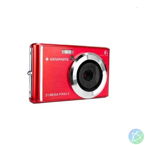 Fényképezőgép, kompakt, digitális, AGFAPHOTO "DC5200", piros