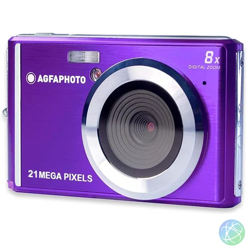 Fényképezőgép, kompakt, digitális, AGFAPHOTO "DC5200", lila