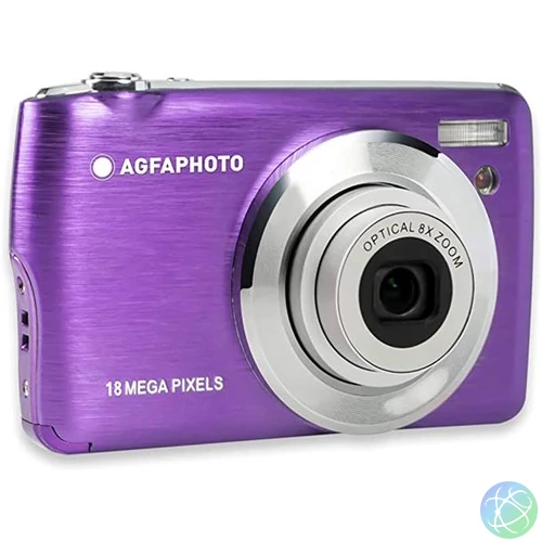 Fényképezőgép, kompakt, digitális, AGFAPHOTO "DC8200", lila