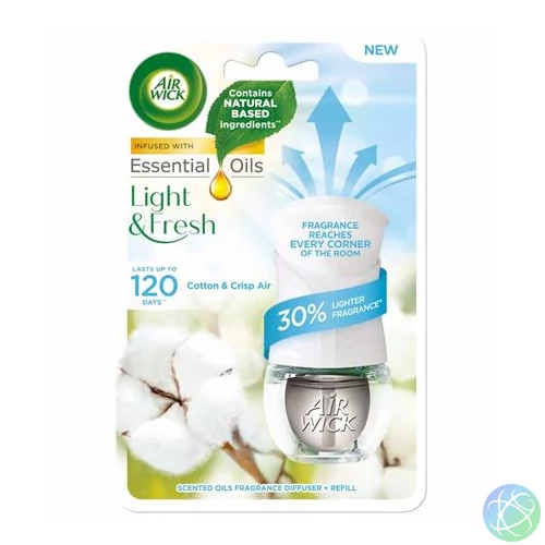 Illatosító készülék, elektromos, 19 ml, AIR WICK "Life scents", frissen mosott ruha