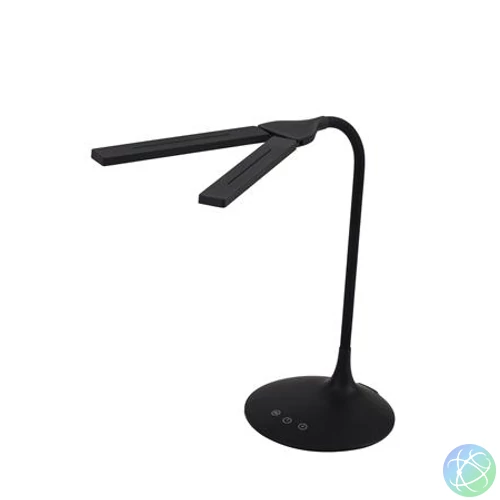 Asztali lámpa, LED, 6 W, ALBA "Ledtwin", fekete
