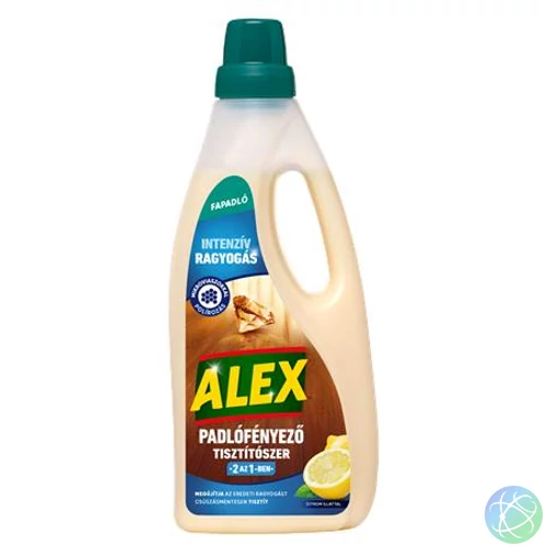 Padlótisztító folyadék, fa felületre, 750 ml, ALEX "Extra ragyogás", kókusz illattal