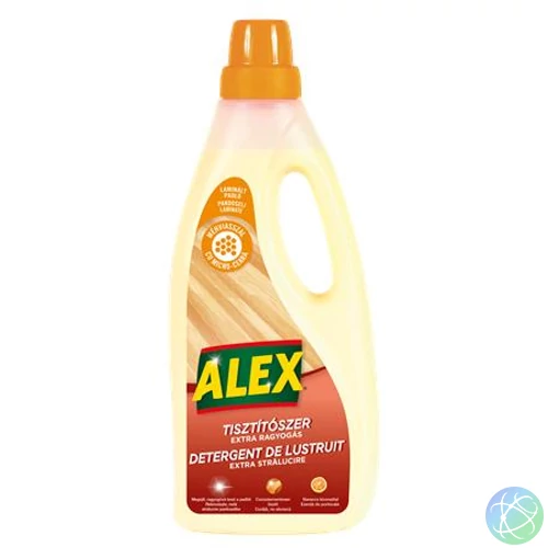 Padlótisztító folyadék, laminált padlóhoz, 750 ml, ALEX "Extra ragyogás", narancs illattal