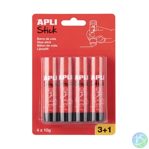 Ragasztóstift, 10 g, 3+1 kiszerelés, APLI