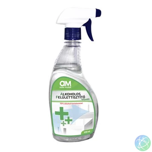Alkoholos felülettisztító, 70% alkoholtartalom, 500 ml, AUTO MOBIL