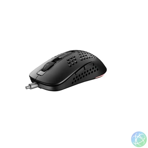 Egér, vezetékes, gaming, RGB, AVAX "LW01", fekete