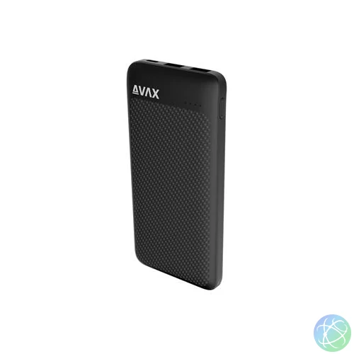 Power bank, 20.000mAh, 20W, AVAX "PB220", fekete