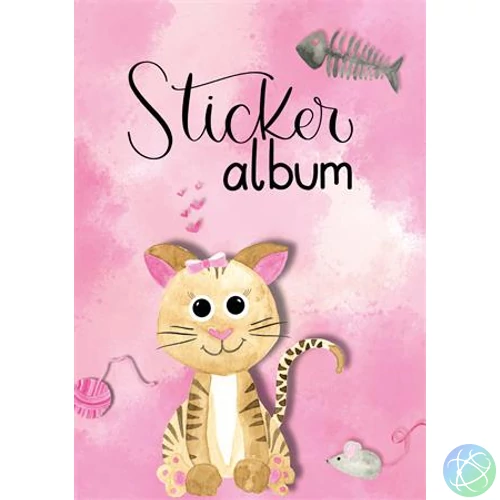Matricagyűjtő album, A5, AVERY ZWECKFORM, cica