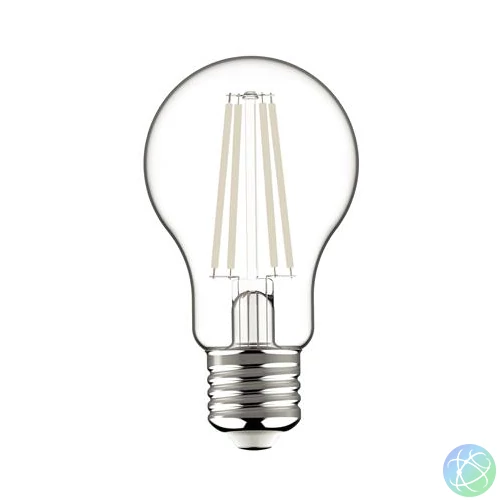 LED izzó, filament, E27, gömb, A60, 7W, 806lm, 2700K, AVIDE