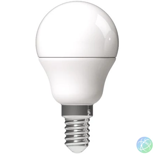 LED izzó, E14, kisgömb, G45, 6,5W, 806lm, 4000K, AVIDE