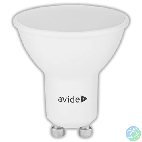 LED izzó, GU10 spot, 7W, 620lm, 4000K, AVIDE