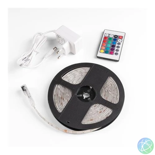 LED szalag, 5m, 150 LED, 7,2W, 1650lm, RGB, AVIDE
