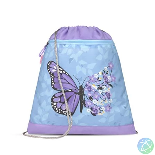 Tornazsák, BELMIL "Purple Blue Butterfly", lila, pillangó
