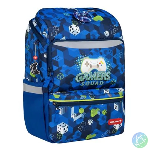 Iskolatáska, cipzáras, BELMIL "Zippy Gamer Squad", gamer