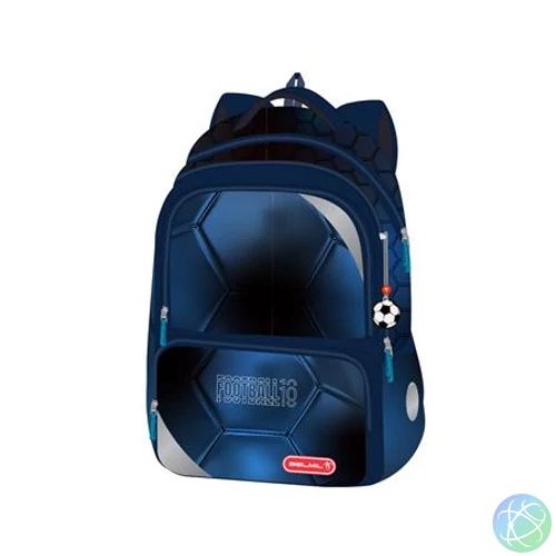 Iskolatáska, cipzáras, BELMIL "Maxi Packspecial T-Football Light", foci