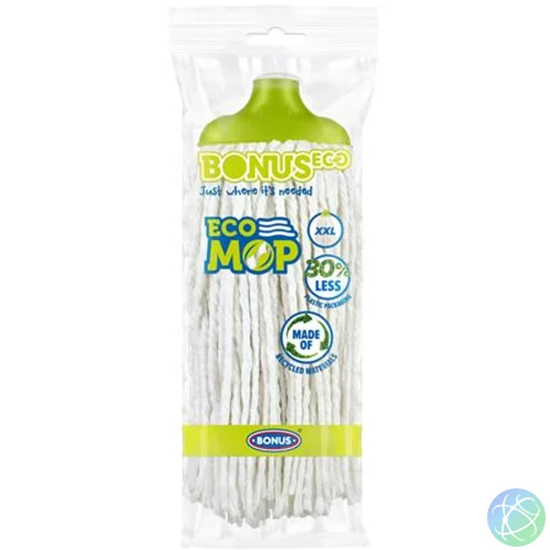 Felmosófej, pamut, XXL méret, BONUS "CottonMOP", fehér