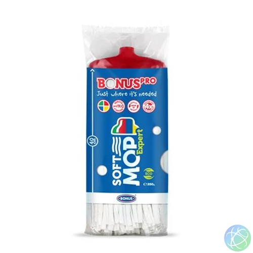 Felmosófej, ipari, BONUS "SoftMOP", piros