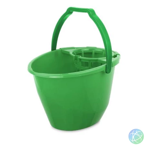 Felmosóvödör, csavarókosárral, 11 l, BONUS, zöld