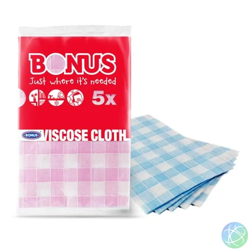 Mosogatókendő, viszkóz, 5 db, BONUS