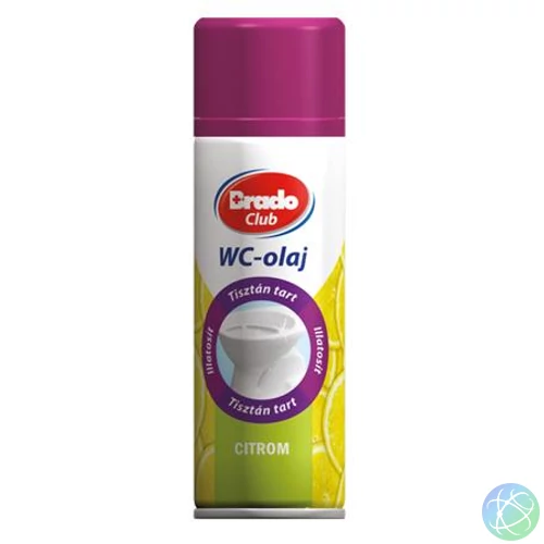 WC olaj, 200 ml, BRADOCLUB, citrom