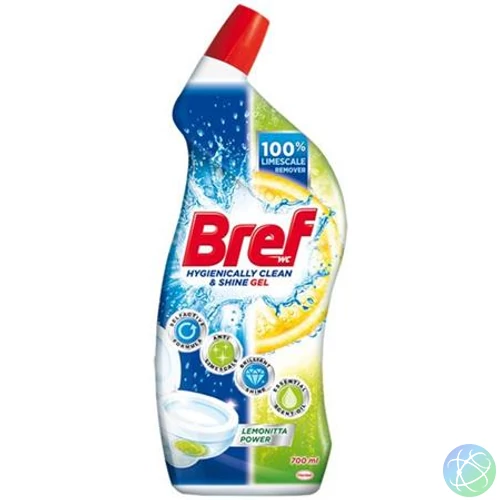 WC-tisztítógél, 700 ml, BREF, citrus