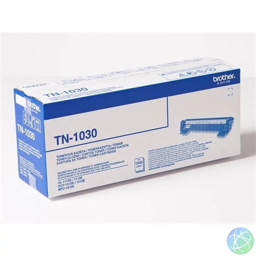 TN1030 Lézertoner HL 1110E, DCP 1510E, MFC 1810E nyomtatókhoz, BROTHER, fekete, 1k