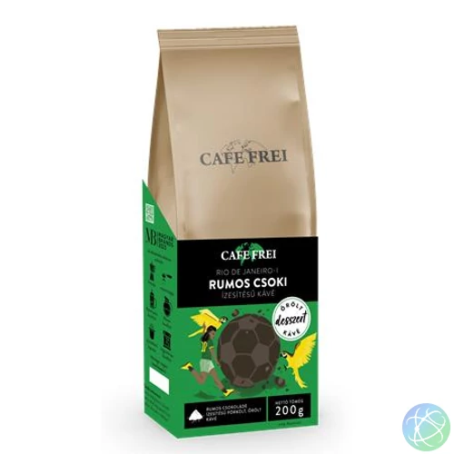 Kávé, pörkölt, őrölt, 200 g, CAFE FREI "Rio De Janeiro-i Rumoscsoki"