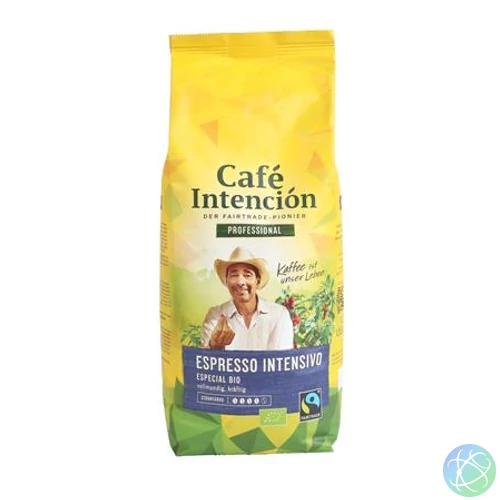 Kávé, pörkölt, szemes, 1000 g, CAFÉ INTENCIÓN "Professional Espresso Intensivo Especial BIO"