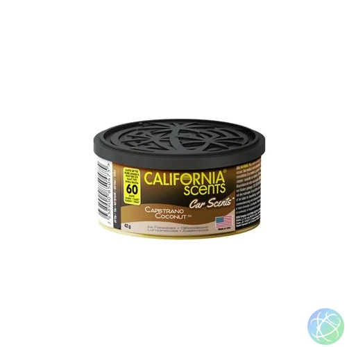 Autóillatosító konzerv, 42 g, CALIFORNIA SCENTS "Capistrano Coconut"