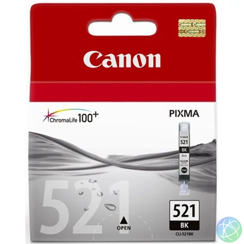 CLI-521B Tintapatron Pixma iP3600, 4600, MP540 nyomtatókhoz, CANON, fekete, 9ml