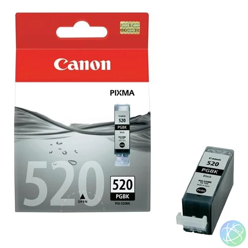 PGI-520B Tintapatron Pixma iP3600, 4600, MP540 nyomtatókhoz, CANON, fekete, 19ml