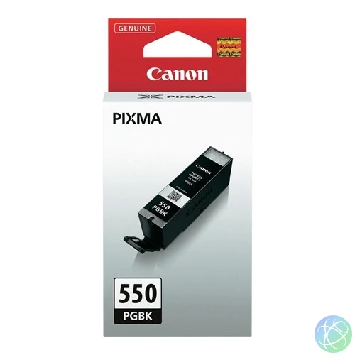 PGI-550PGB Tintapatron Pixma iP7250, MG5450, 6350 nyomtatókhoz, CANON, fekete, 15ml