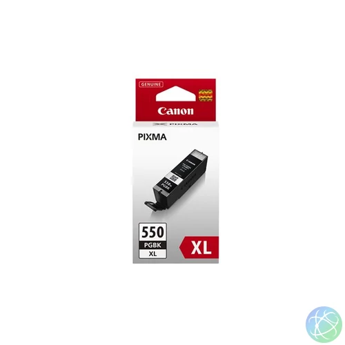 PGI-550PGBXL Tintapatron Pixma iP7250, MG5450, MG6350 nyomtatókhoz, CANON, fekete, 22ml
