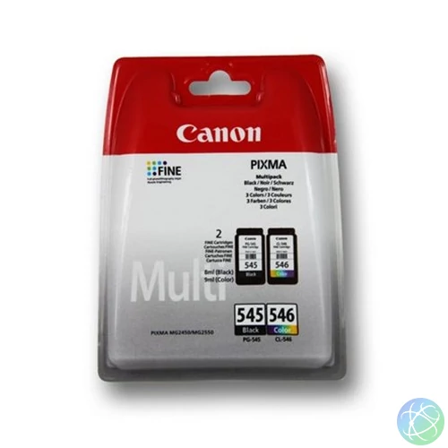 PG-545/CL-546 Tintapatron multipack Pixma MG2450, MG2550 nyomtatókhoz, CANON, fekete, színes, 2*180 oldal