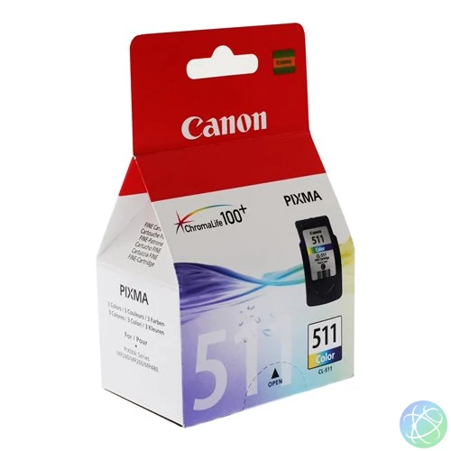 CL-511 Tintapatron Pixma MP240, 260, 480 nyomtatókhoz, CANON, színes, 244 oldal