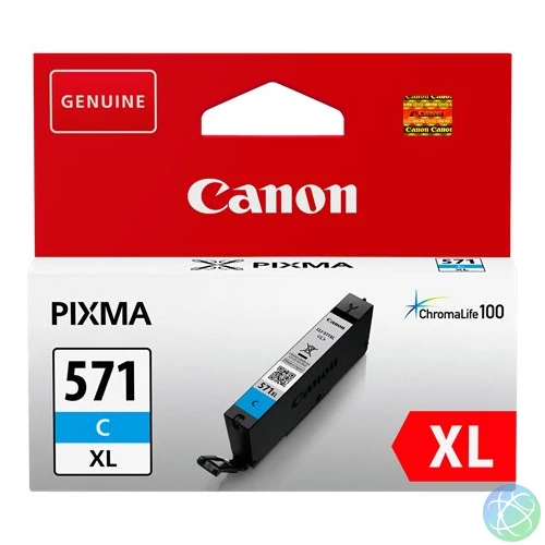 CLI-571CXL Tintapatron Pixma MG5750, 6850,7750 nyomtatókhoz, CANON, cián, 11 ml