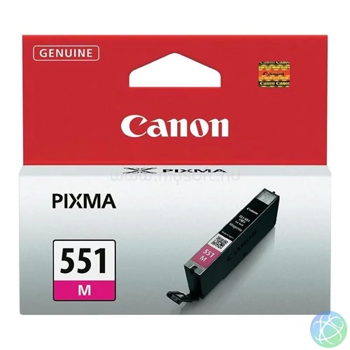 CLI-551M Tintapatron Pixma iP7250, MG5450 nyomtatókhoz, CANON, magenta, 7ml