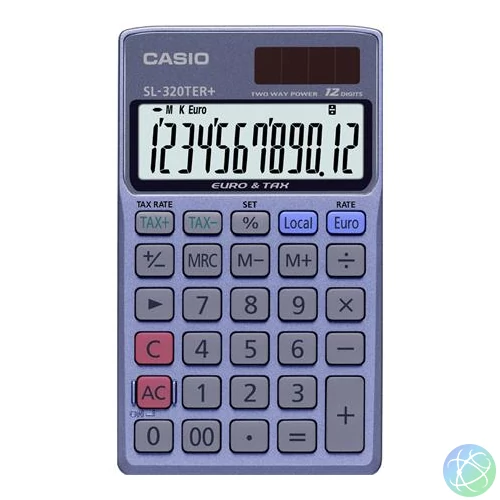 Zsebszámológép, 12 számjegy, CASIO "SL 320 TER+"