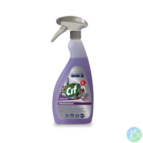 Általános tisztító- és fertőtlenítőszer, 750 ml, CIF "Pro Formula Safeguard" 2in1