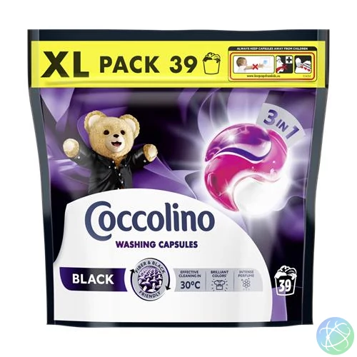 Mosókapszula, 39 db, COCCOLINO "3in1 Black"